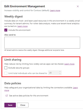 Managed Environments for Power Platform